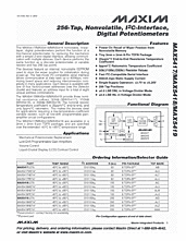 DataSheet MAX5418 pdf
